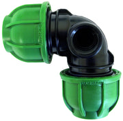 RACCORDO A COMPRESSIONE PN10 GOMITO 90  ° X POP-UP mis. 25x25x1/2 10.00 pz