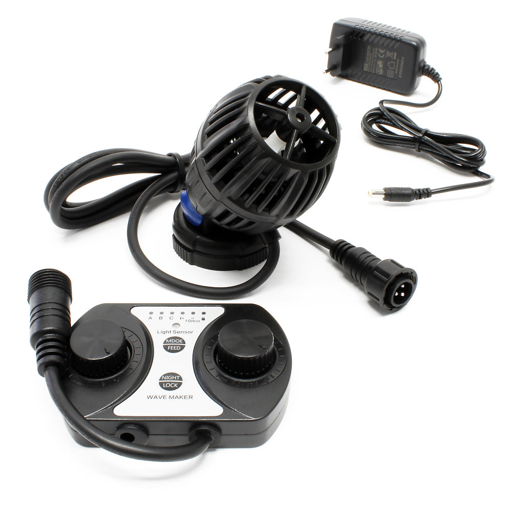 CW-120 Pompa di movimento per acquari con controller 700-8000l/h 20W Generatore di onde