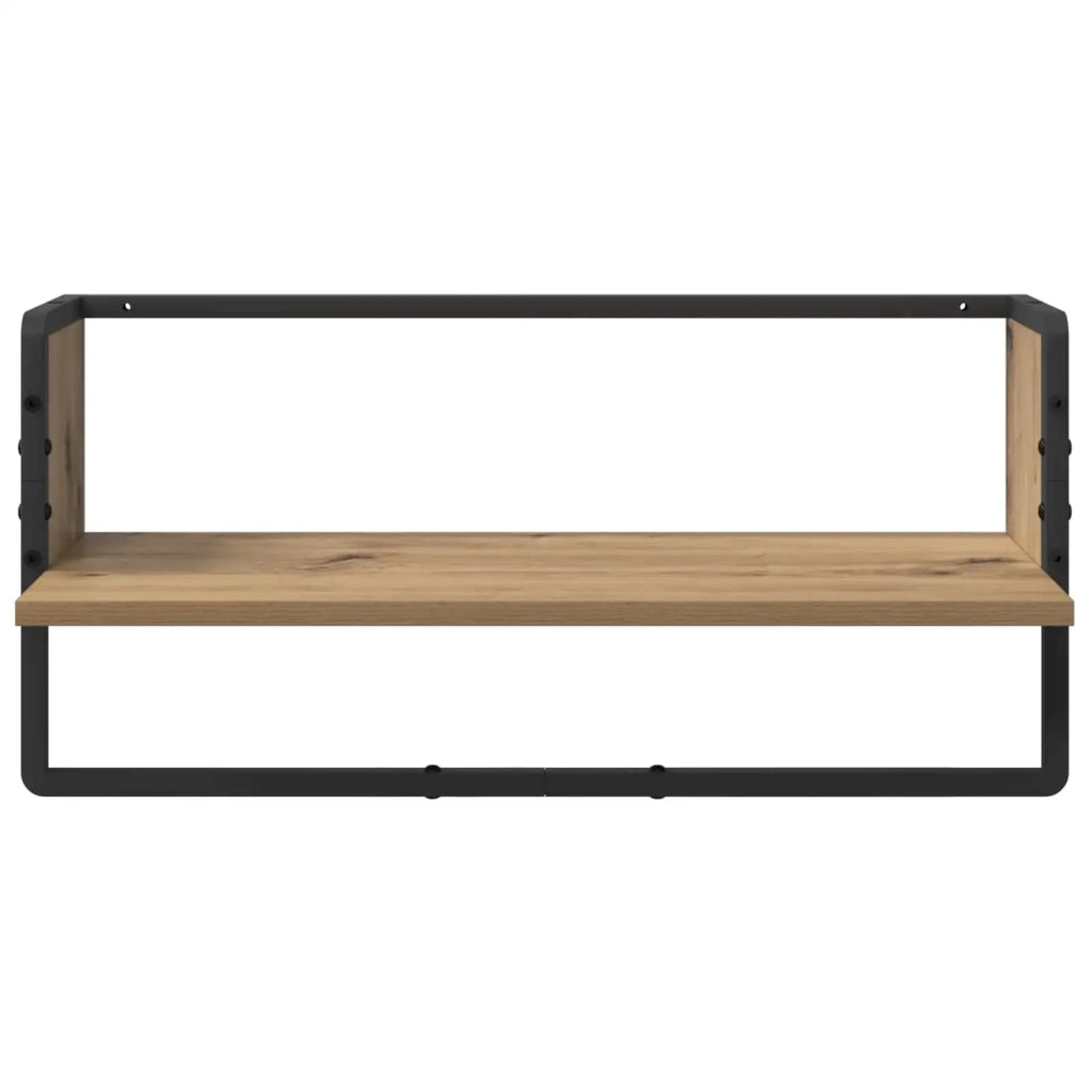 Set mensole da parete 4 pcs Rovere artigianale 65 x 25 x 30 cm