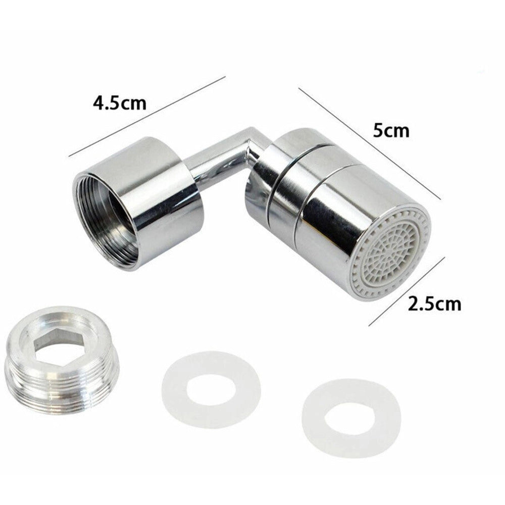 Trade Shop - Filtro Anti Schizzo Universale Per Rubinetto Bagno In Ottone Cromato Lucido 52998 -
