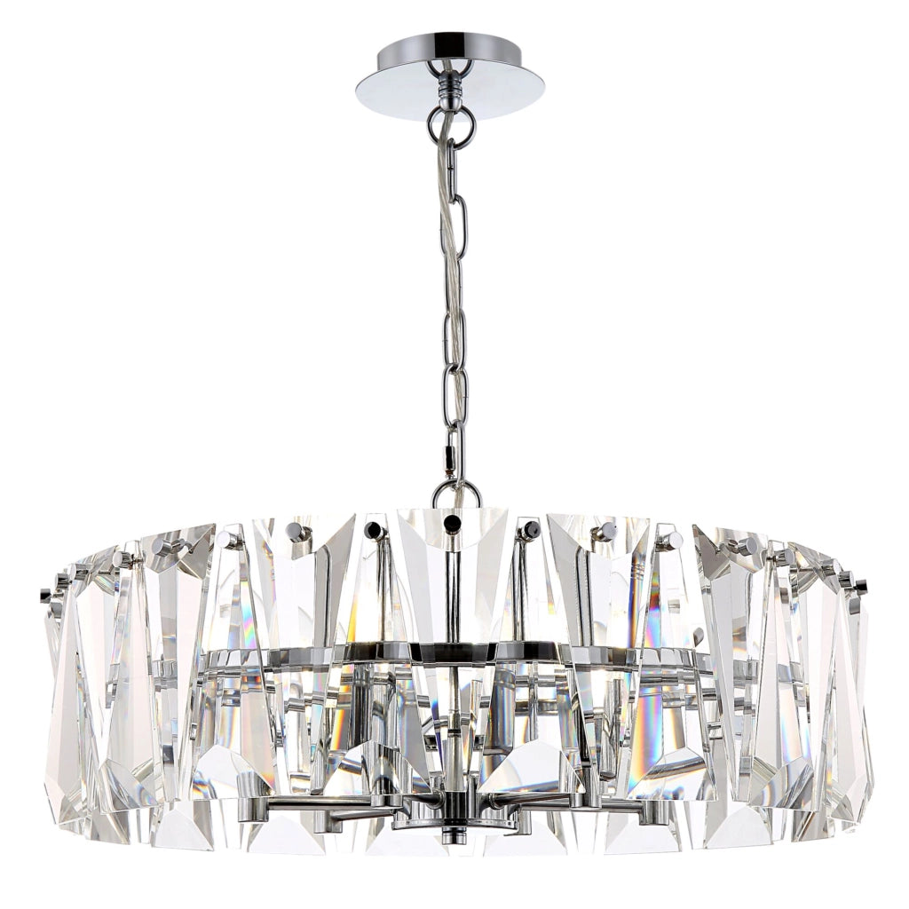 Maytoni Lampadario contemporaneo Puntes 6 luci E14 cromo metallo cristallo