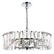 Maytoni Lampadario contemporaneo Puntes 6 luci E14 cromo metallo cristallo
