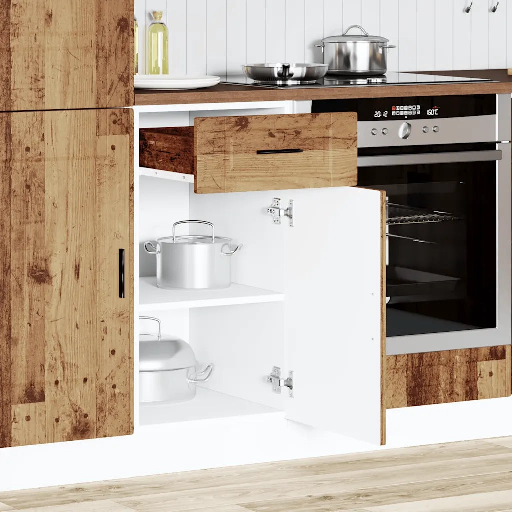 Base da Cucina Porto Legno Antico in Legno Multistrato