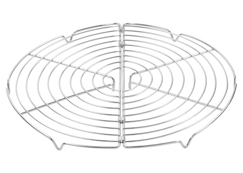 Griglia per Torte Pieghevole in Acciaio Decorare e Raffreddare 30 cm