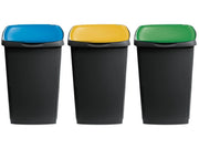 1cf gi= style pattumiera eco solution lt. 45 - cm. 37x36x53,5 h pz.3 cod:ferx.vit51696