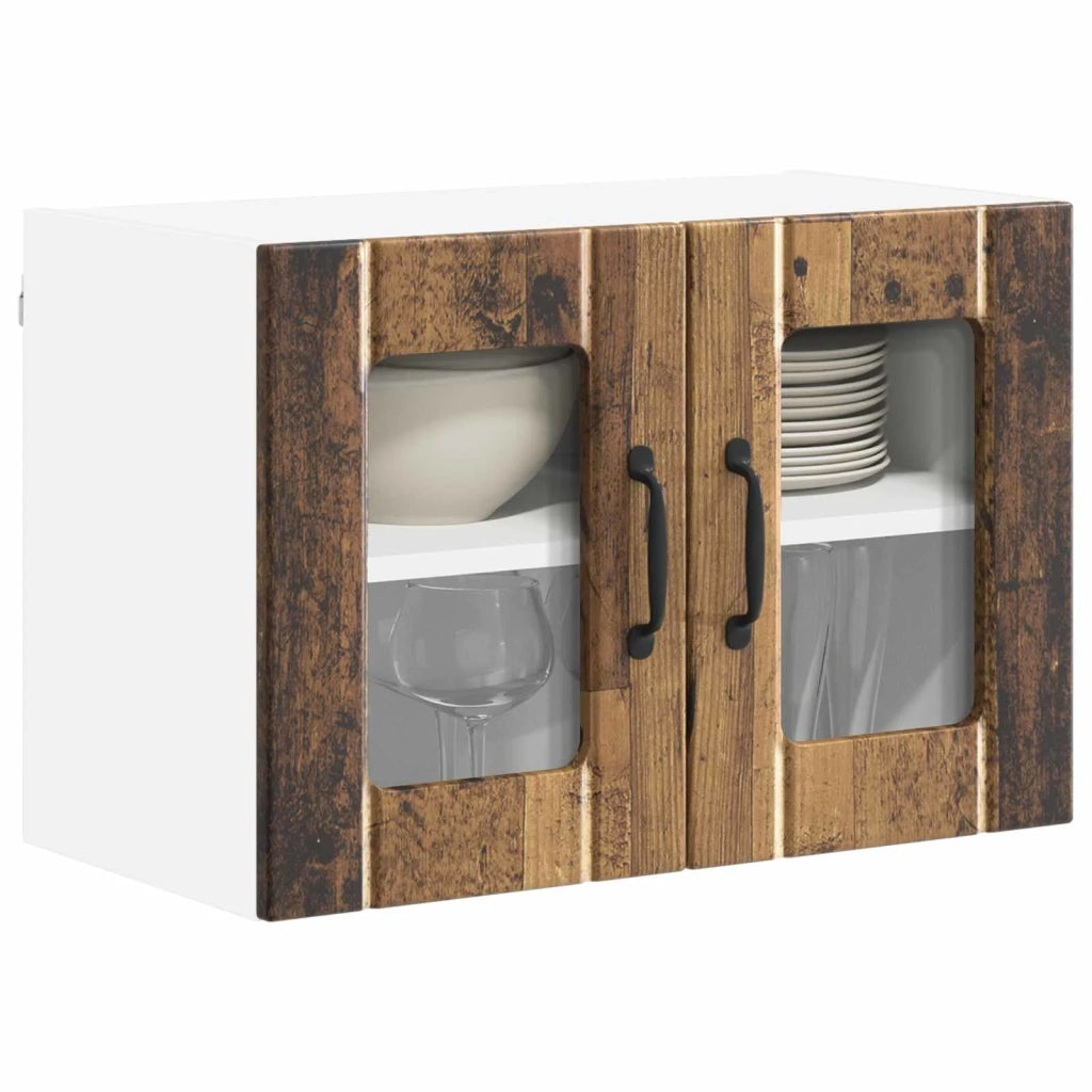 Pannello lavastoviglie Lucca 2 pcs Legno antico 60 x 31 x 40 cm 884982