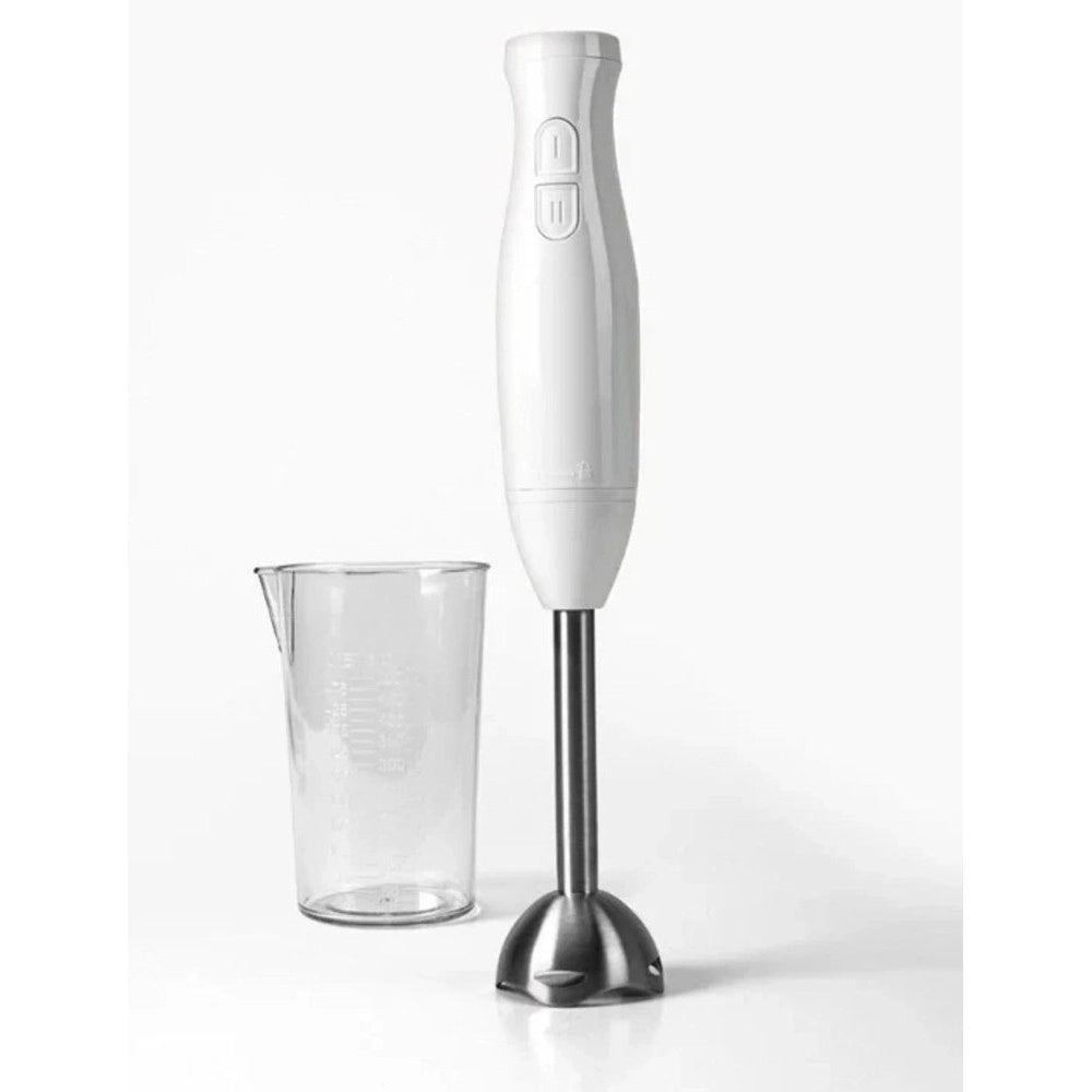 Trade Shop - Frullatore A Immersione 200w Con Bicchiere 500ml Tritatutto 2 Velocita' Mixer Frutta -