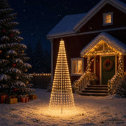 Luci per albero di Natale con picchetti e asta per bandiera 3468900