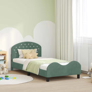 Struttura letto bambini con testata-Giroletto per bambini Verde Mare 90 x 190 cm 811696