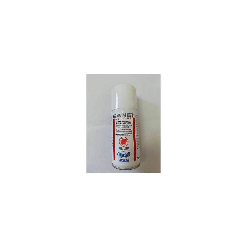 SANET SPRAY ALCOOL IGIENIZZANTE 400ML MULTIUSO adatto per tutte le superfici - UNIVERSALE