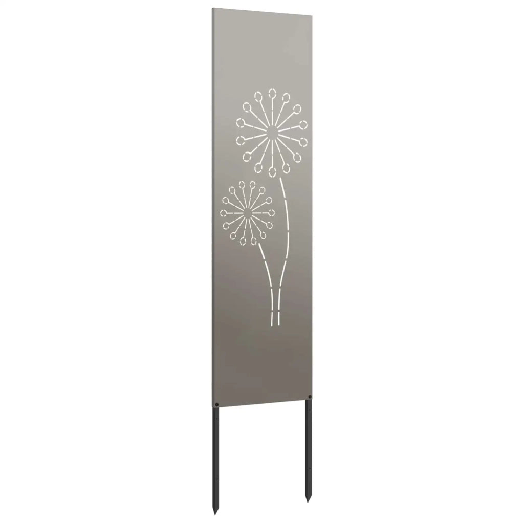 Schermo per privacy in giardino Traforo Ruggine 32 x 140 cm 876237