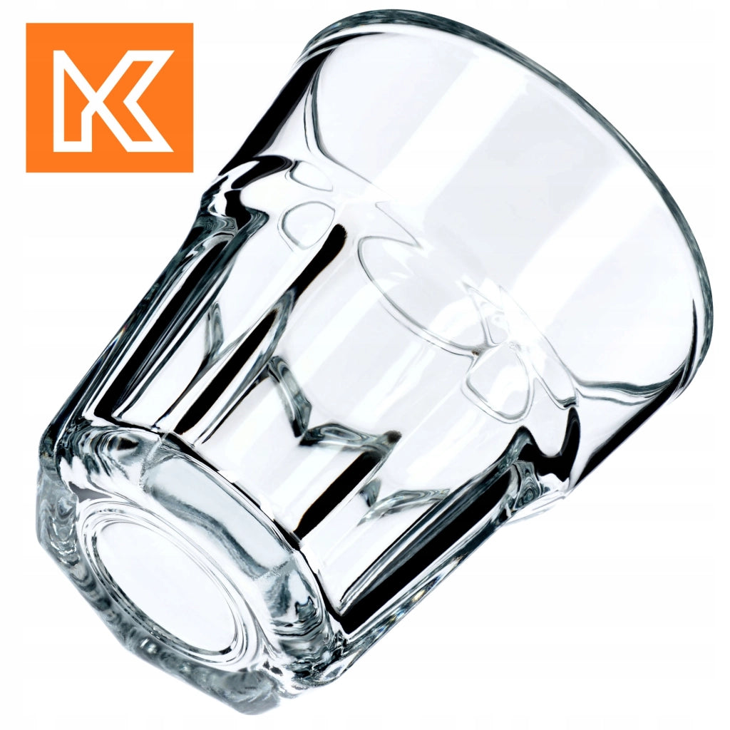 Set di 6 bicchieri da succo KADAX da 230 ml in vetro spesso