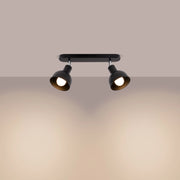 Lampada a soffitto ELBA 2 nero