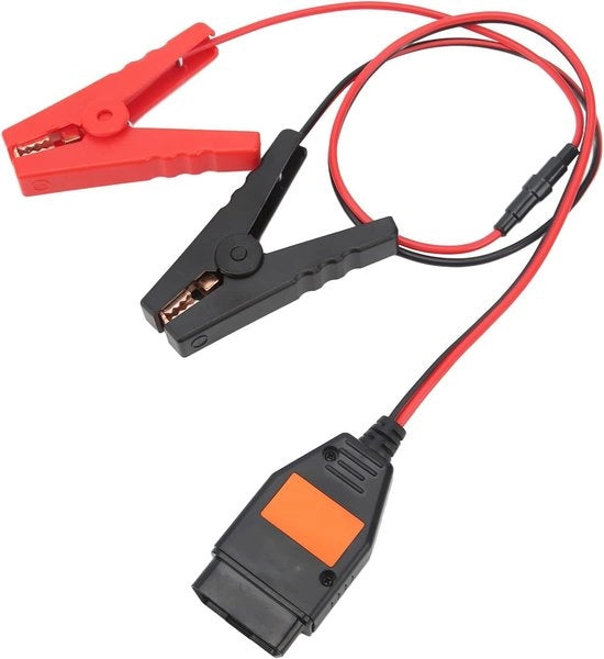 Cavo di ricarica di emergenza OBD2 connettore ECU universale per auto memoria batteria risparmia - 12V