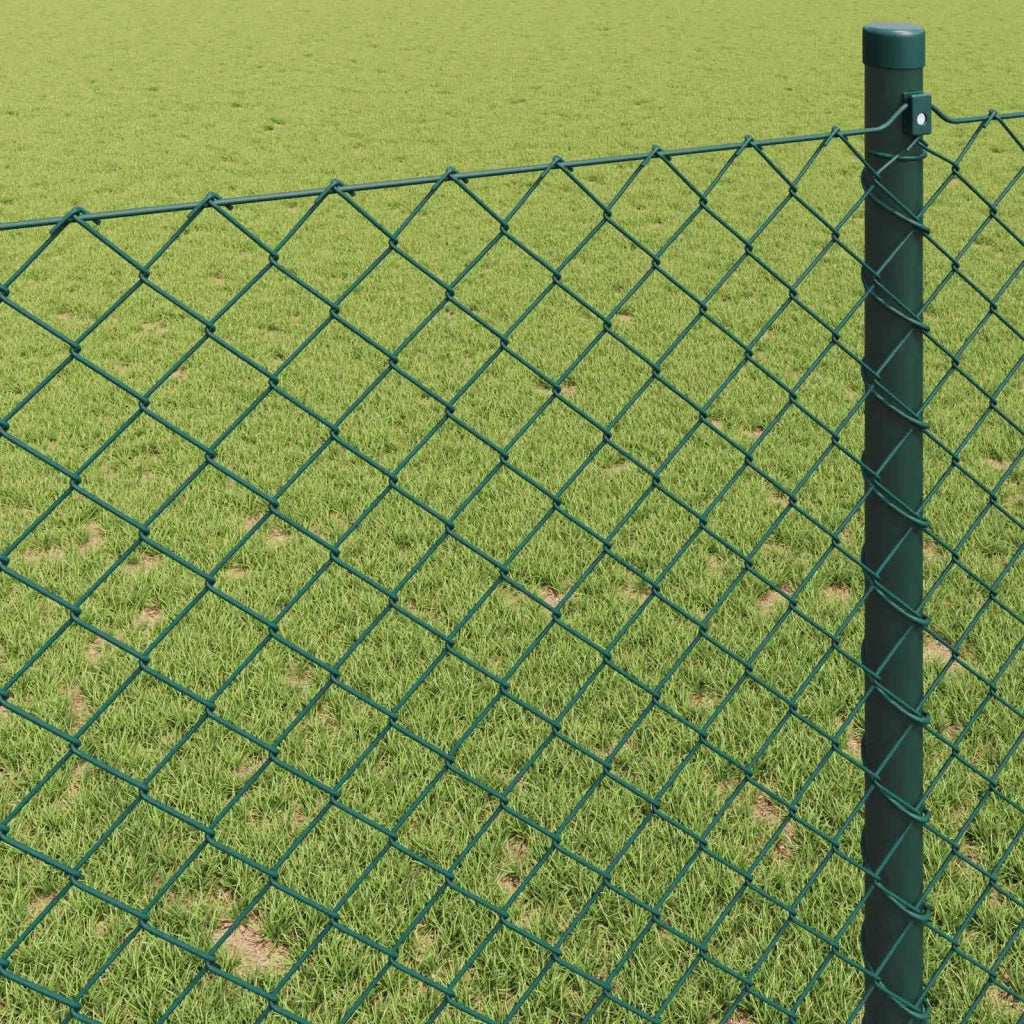 Recinzione a rete metallica 25 x 0,6 m Acciaio Verde 42004783