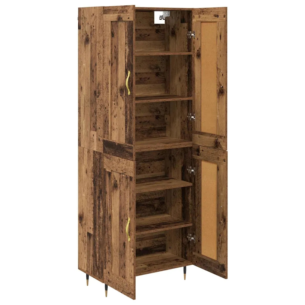 Credenza | Madia | Buffet da pranzo | Armadio da pranzo Legno vecchio 69,5 x 34 x 90 cm Legno multistrato