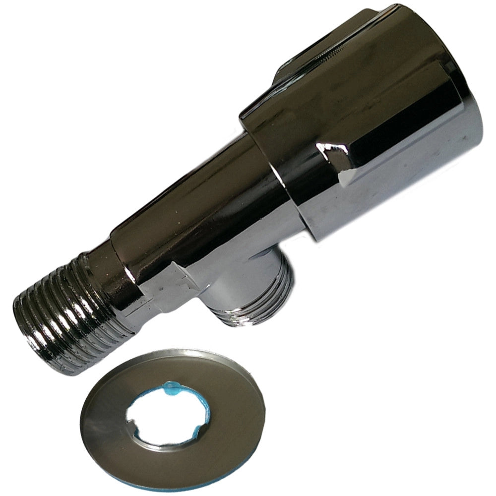 Trade Shop - Valvola Di Delta Per Acqua Rubinetto Metallo 1/2" Lavatrici Impianti Idraulici -