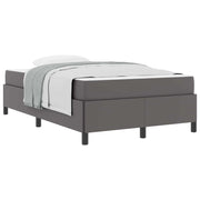 Letto matrimoniale | Letto per adulti | Struttura del letto con materasso Grigio 120 x 190 cm Tessuto