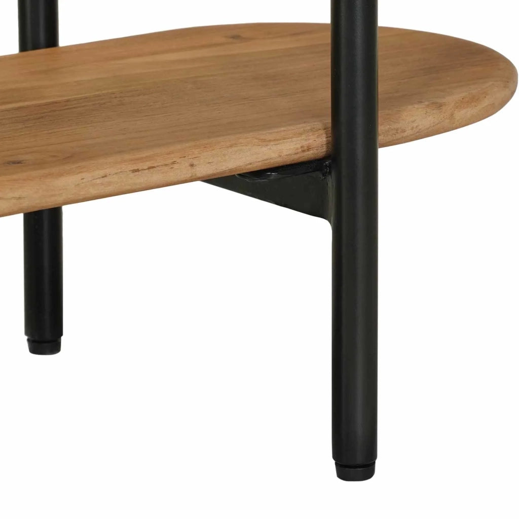Tavolino fatto a mano Marrone Teak 90 x 30 x 75 cm 42020060