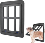 Cat Flap - Porta Gatti con Magnete - 31,5 x 25 cm Nero