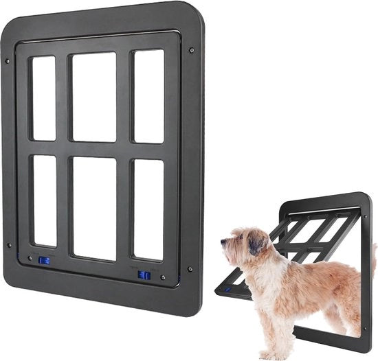 Cat Flap - Porta Gatti con Magnete - 31,5 x 25 cm Nero