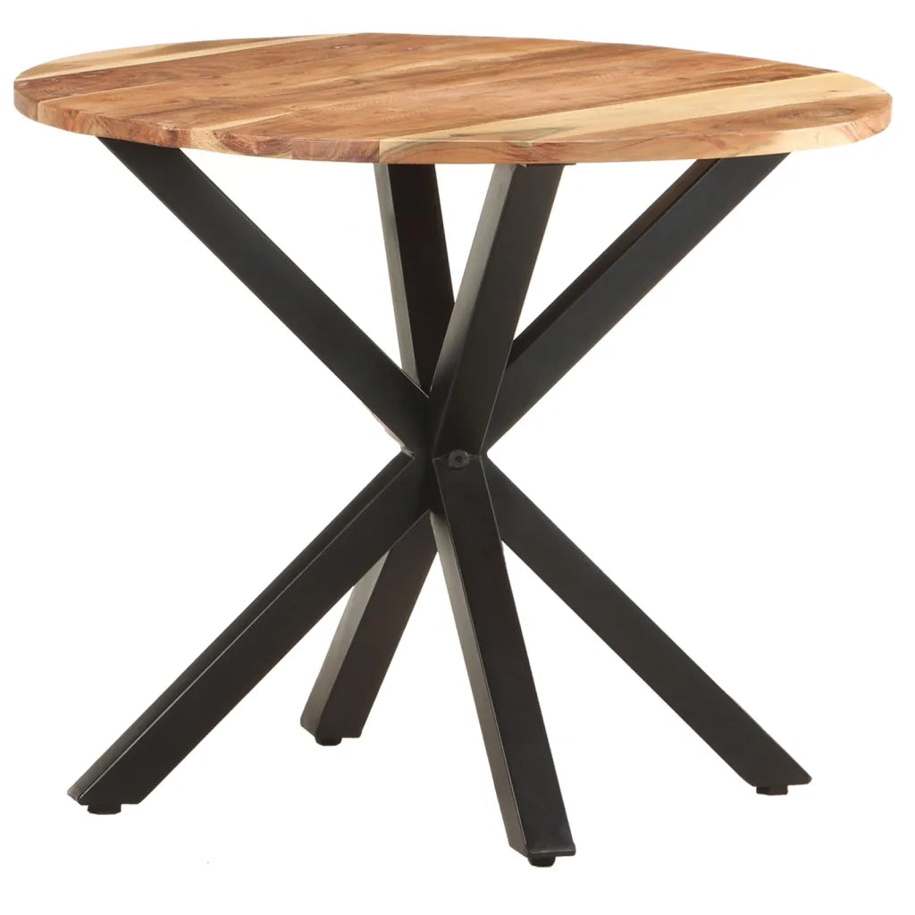 Tavolino di Servizio 68x68x56 cm in Legno Massello di Acacia 320660