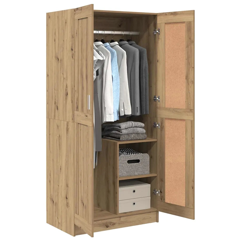 Guardaroba con porta Rovere Artigianale 82,5 x 51,5 x 180 cm 875162