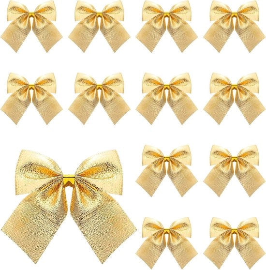 12 Set di Strisce di Natale in Feltro per Decorazione del Albero di Natale e Decorazione, 5 x 5 cm, Accessori di Natale