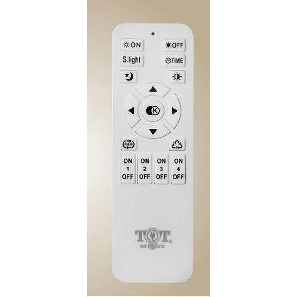 Trade Shop - Lampadario A Sospensione Led 36w Rettangolare Con Telecomando Design Moderno Oro 71592 -