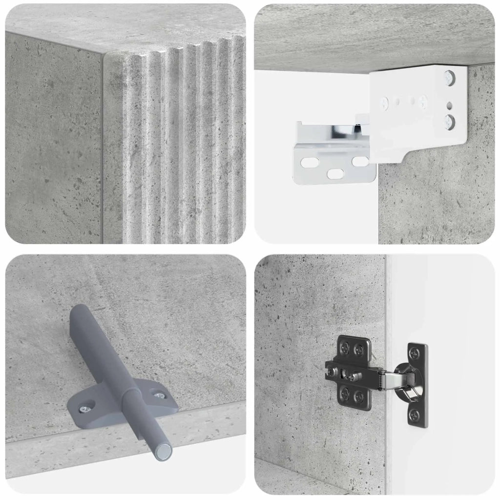 Armadio da bagno a muro ARNHEM Grigio Cemento 30 x 31 x 59 cm 896588