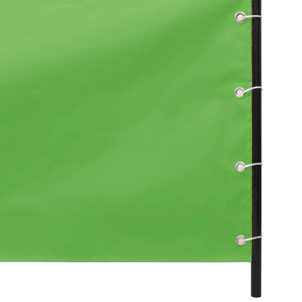 Paravento per Balcone Verde Chiaro 100x240 cm in Tessuto Oxford 148514