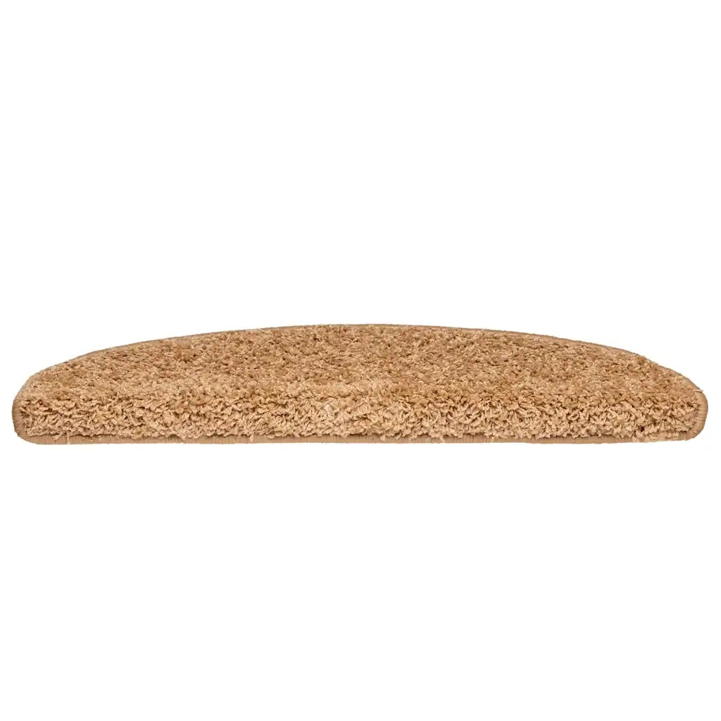 Tappetini per scale 30 pz | Gradini per Scale 65x21x4 cm Beige Semicircolari Grandi