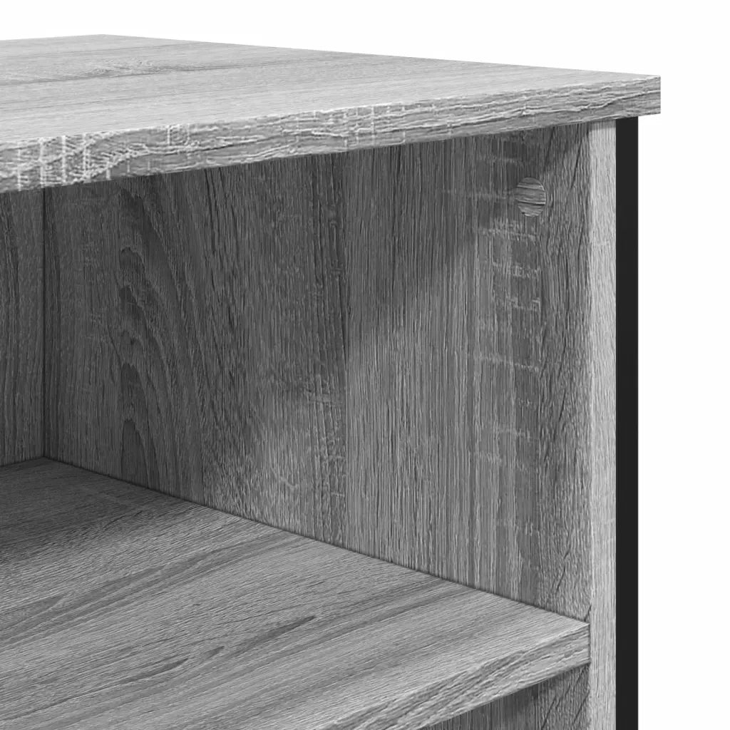 Credenza-Buffet-Armadio da cucina Grigio Sonoma 91x35,5x74,5 cm in Legno Multistrato