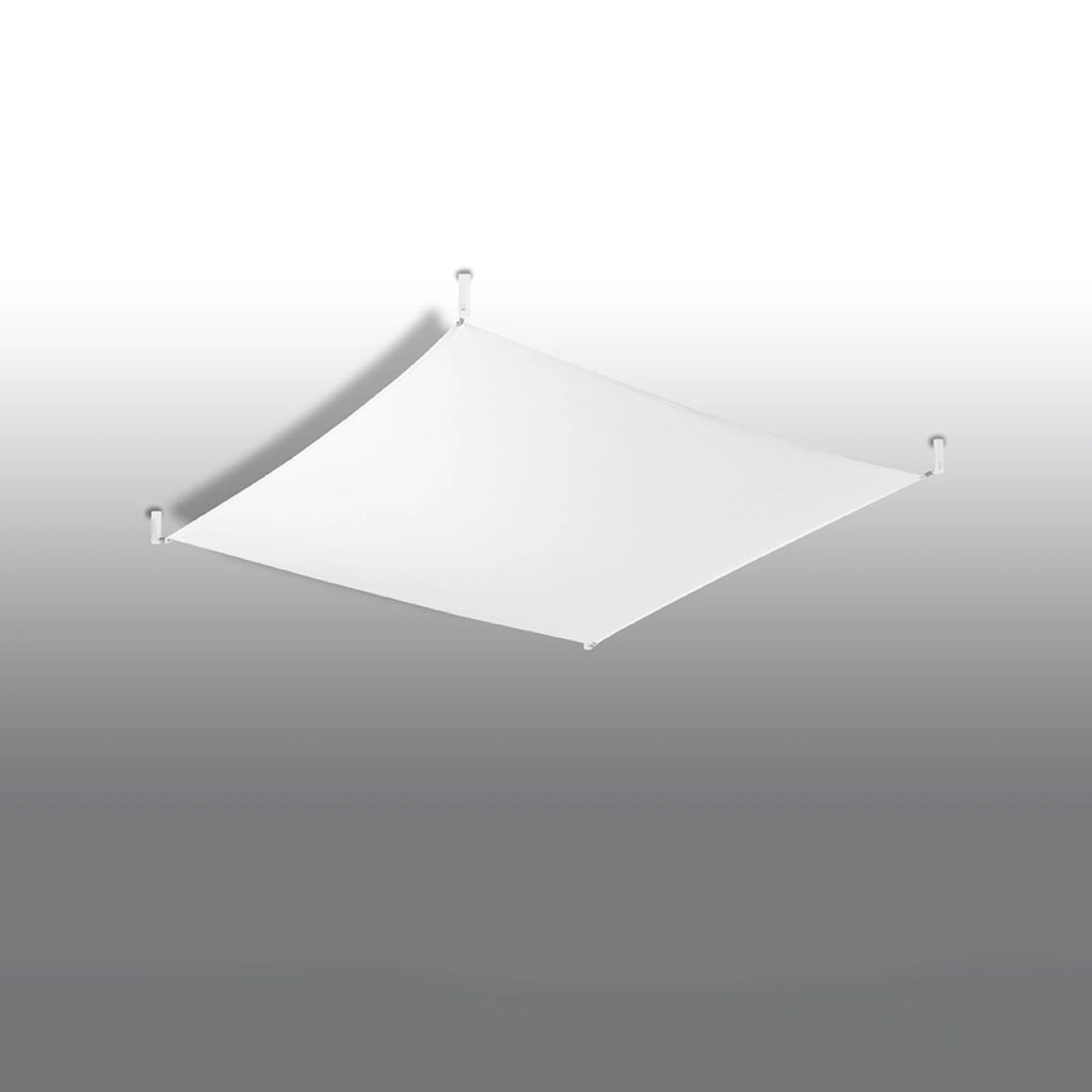 LUNA 2BM Lampada in tessuto bianco 4x8,5W 850lm 3000K IP20