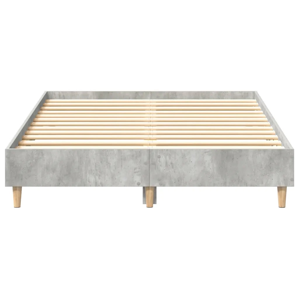 Giroletto senza Materasso Grigio Cemento 135x190 cm Truciolato 861069