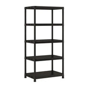 Scaffale Kis XL 5 ripiani nero cm 90x60x187 h