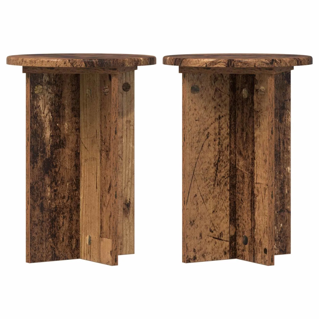 Supporto per piante | Sostegno per piante 2 pz Legno antico ?29,5 x 40 cm
