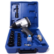 Trade Shop - Pistola Avvitatore Pneumatico Pressione Aria Con Valigia E Bussole Crv -