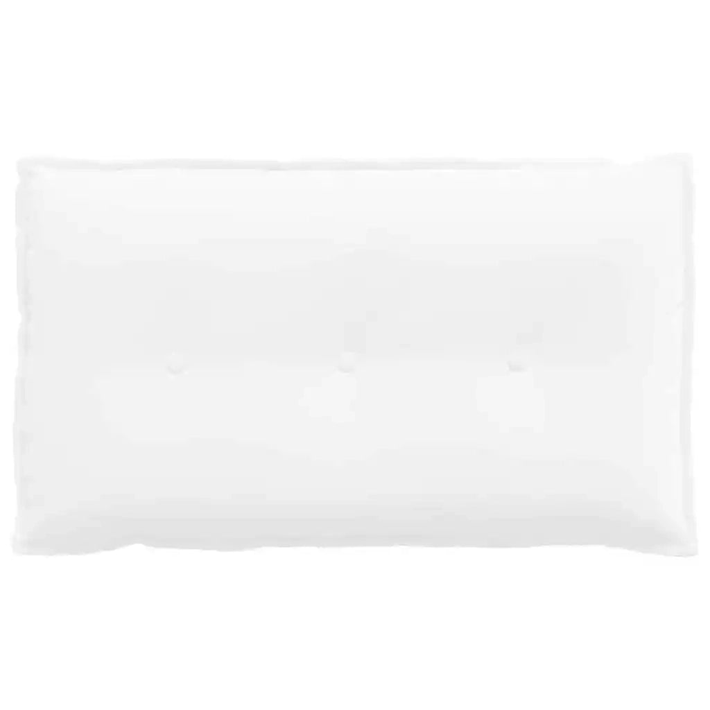 Cuscino per Schiena Bianco 80 x 19 x 50 cm Tessuto