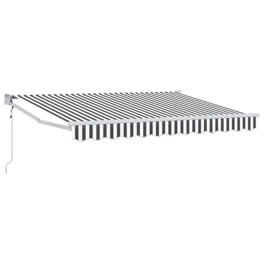 Tettuccio Elettrico Retrattile Antracite e Bianco 2,5 x 2 m 3418949