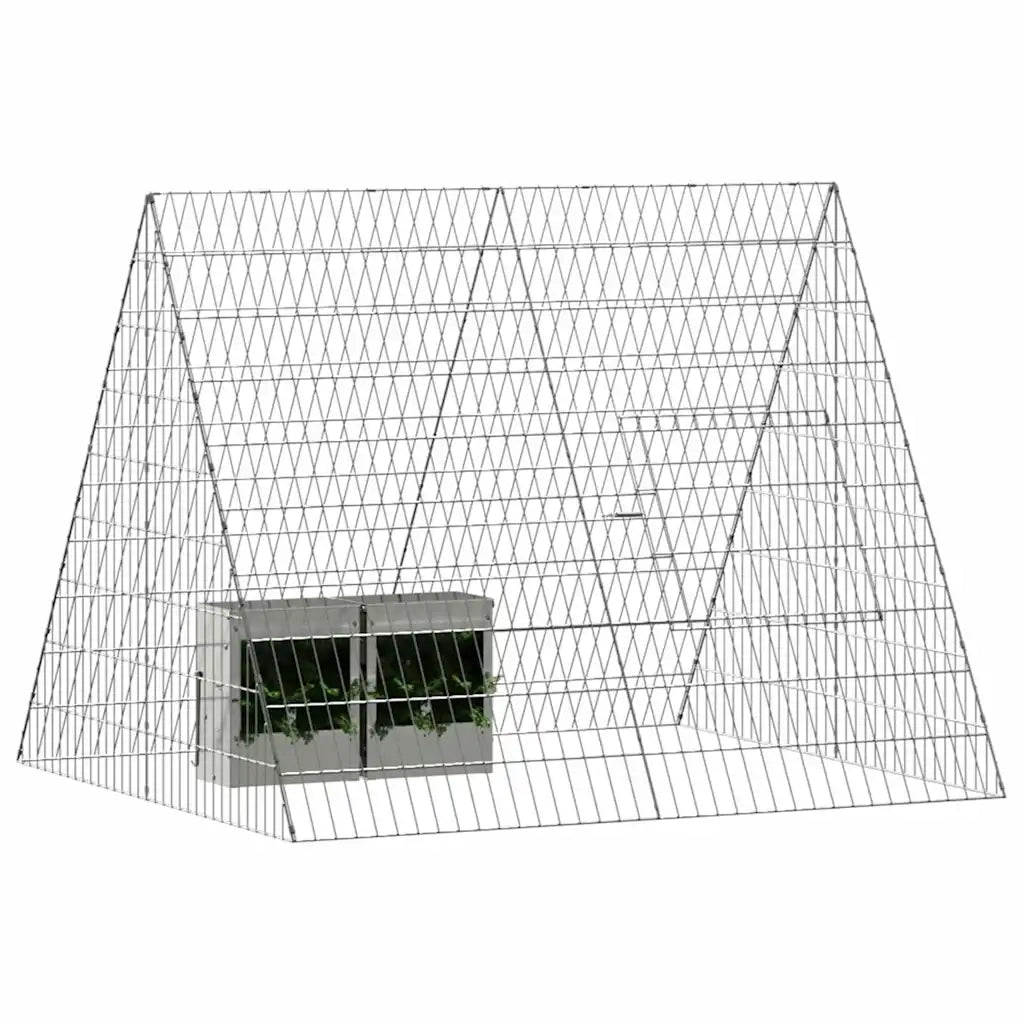 Gabbia per Conigli Argento 110 x 100 x 85 cm Acciaio zincato CFW8283953