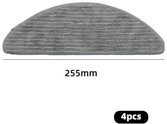 Pannelli di pulizia microfibra riutilizzabili - 4 pezzi - Accessori di ricambio per Roomba Combo i5/i5+/J5/J5+ - Lavabili - Sostenibili - Pannelli di pulizia per aspirapolvere