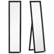 Specchio a Parete Moderno per Corridoio e Camera da Letto ¨C zephmum ¨C Nero 37x37x154 cm