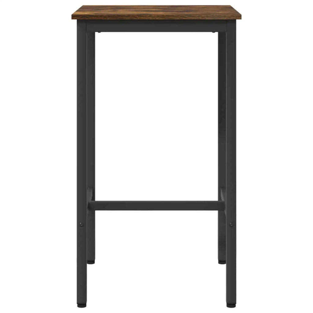 Tavolo da bar 52 x 52 x 110 cm Legno ingegnerizzato Rovere Fumo 8006141