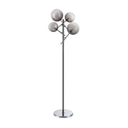 Lampada Da Terra Equinoxe 4 Luci G4 Cromo