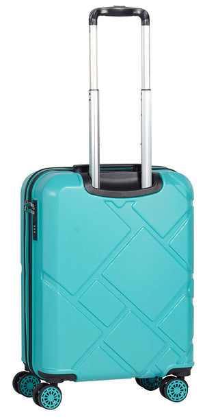 Trolley Valigia Bagaglio a Mano Rigida in ABS 4 Ruote TSA Ravizzoni Mango Turchese