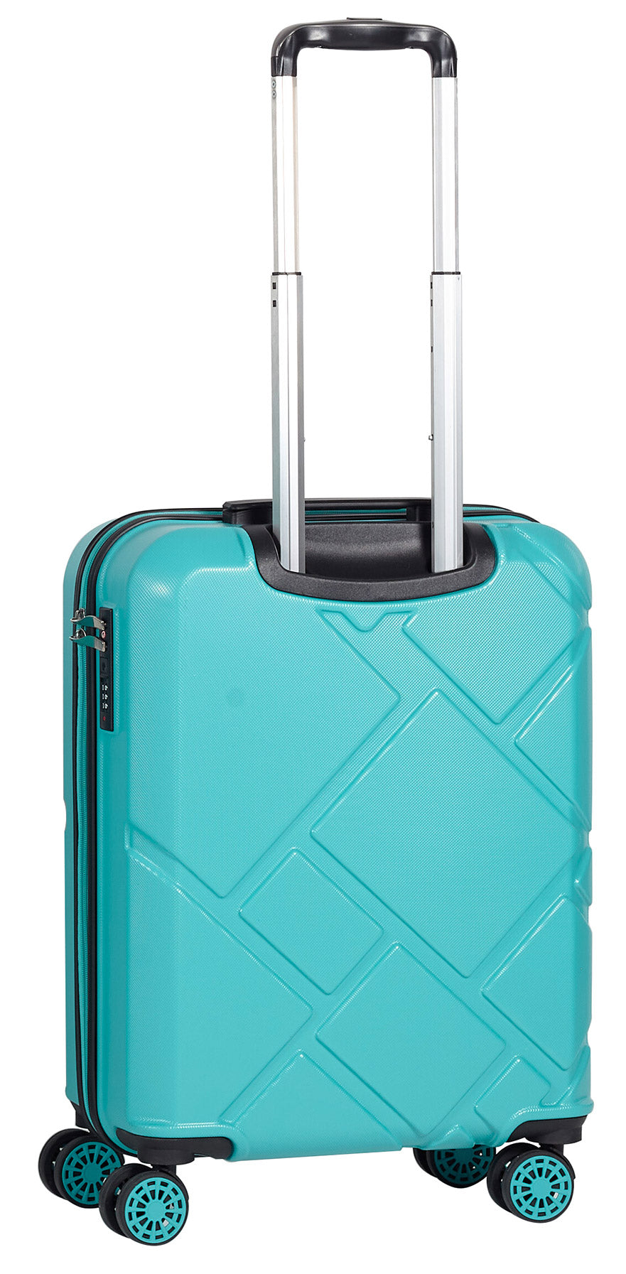 Trolley Valigia Bagaglio a Mano Rigida in ABS 4 Ruote TSA Ravizzoni Mango Turchese