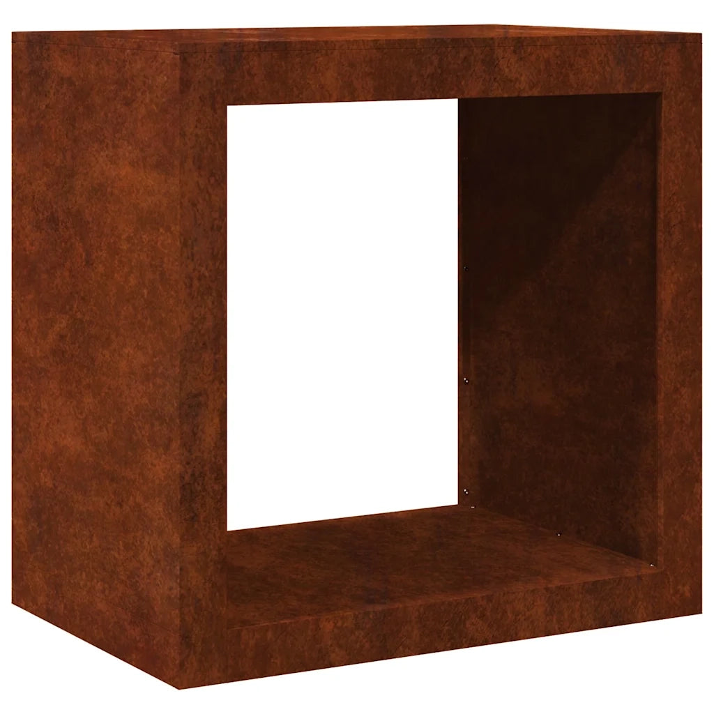 Portalegna 60x40x60 cm in Acciaio Corten 851009
