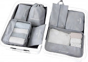Set di Cubi di Peso 7-Delig - Organizzatore per valigia e zaino - Cubi di Peso per Compressione - Set di Organizzatore per Valigia - Organizzatore di Abbigliamento per Valigie, Borse e Zaini