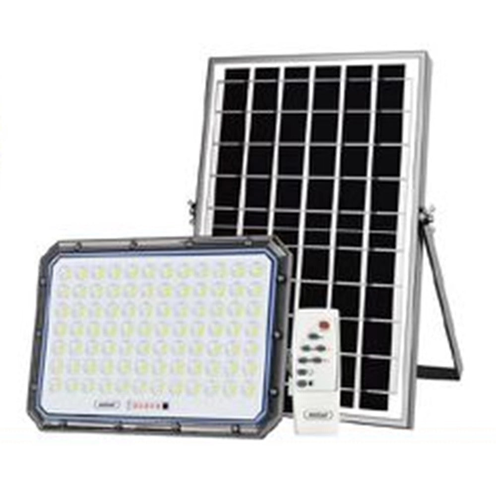 Trade Shop - Faretto Luce Solare Con Pannello Fotovoltaico A Led Ip66 2000w Telecomando Giardino Q-l85 -